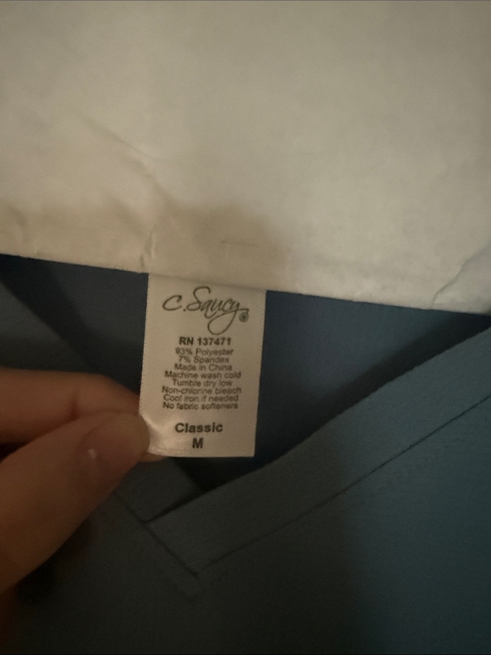 C saucy women’s skirt scrub set - Picture 3 of 6